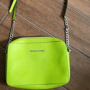 Michael kors neon crossbody